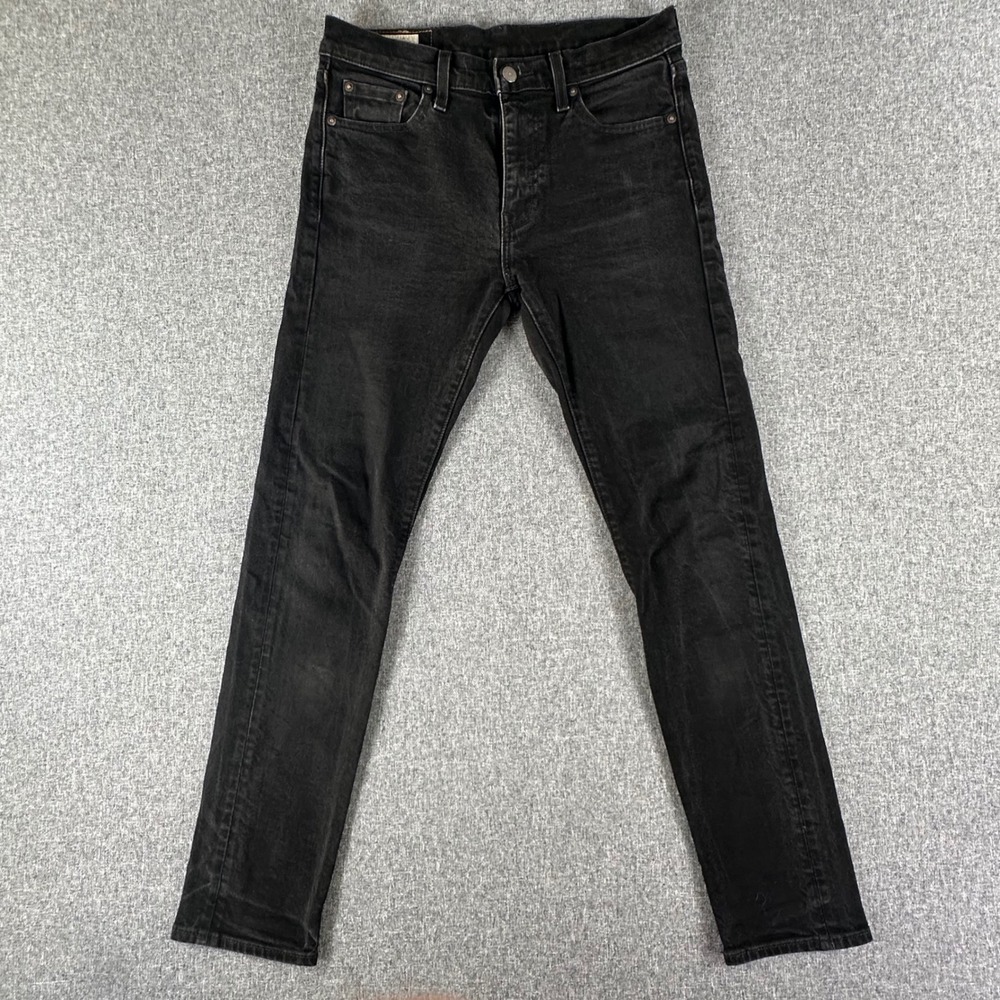 Levi's Jeans Mens 30x32 510 Skinny Fit Black Stretch Denim 05510-1129